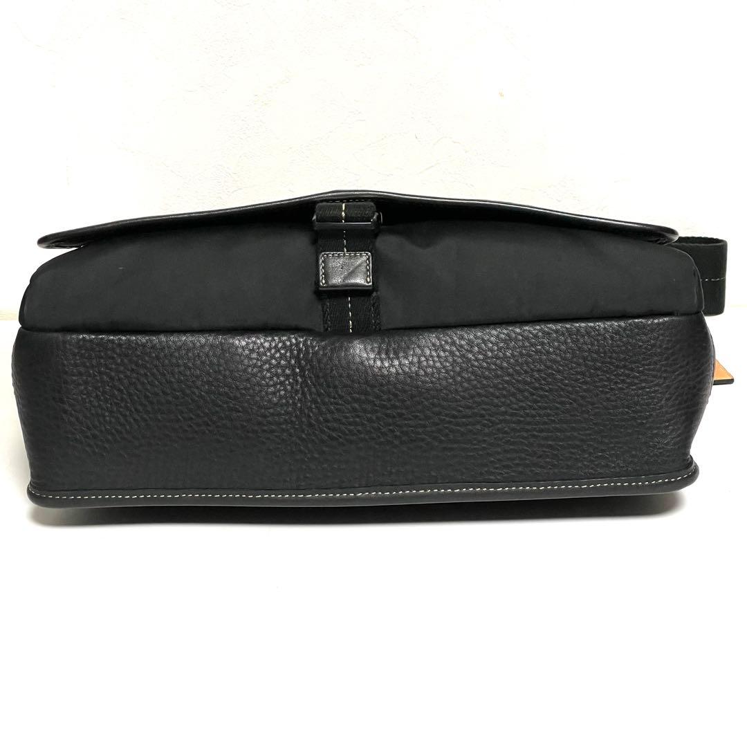 ✨極美品✨COACH コーチ メッセンジャーバッグ 斜め掛け ナイロン×レザー