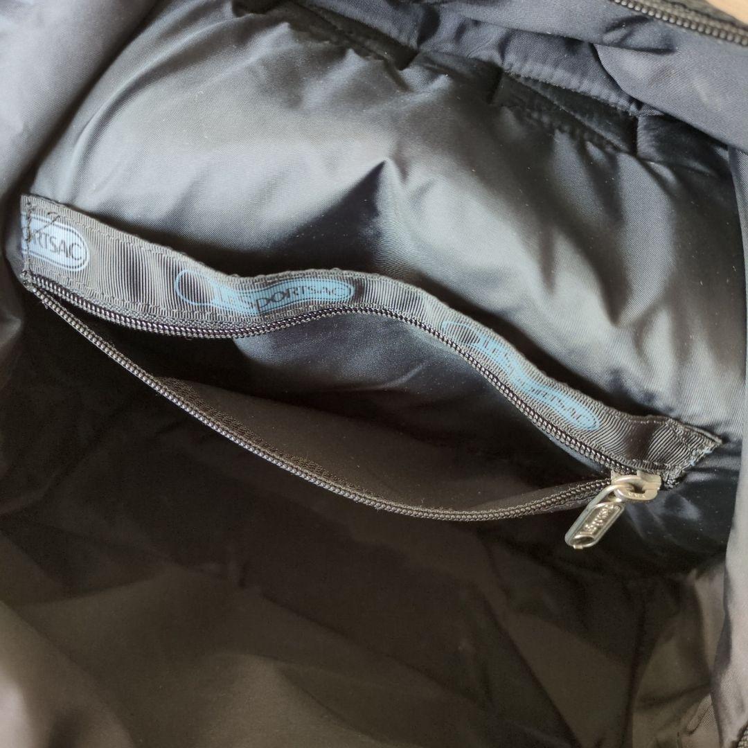 美品✨レスポートサック　リュックサック　バックパック　ナイロン　ブラック