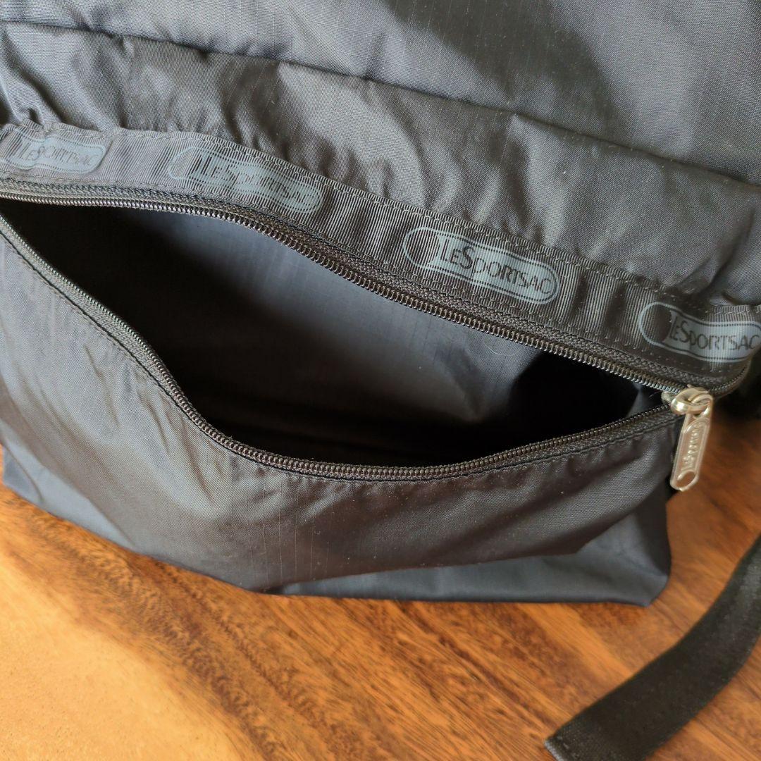 美品✨レスポートサック　リュックサック　バックパック　ナイロン　ブラック