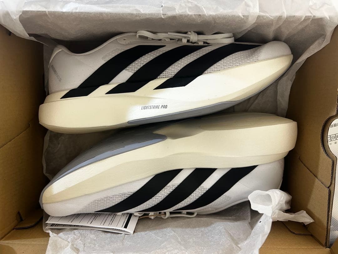 ADIZERO EVOSL ランニングシューズ ホワイト/ブラック