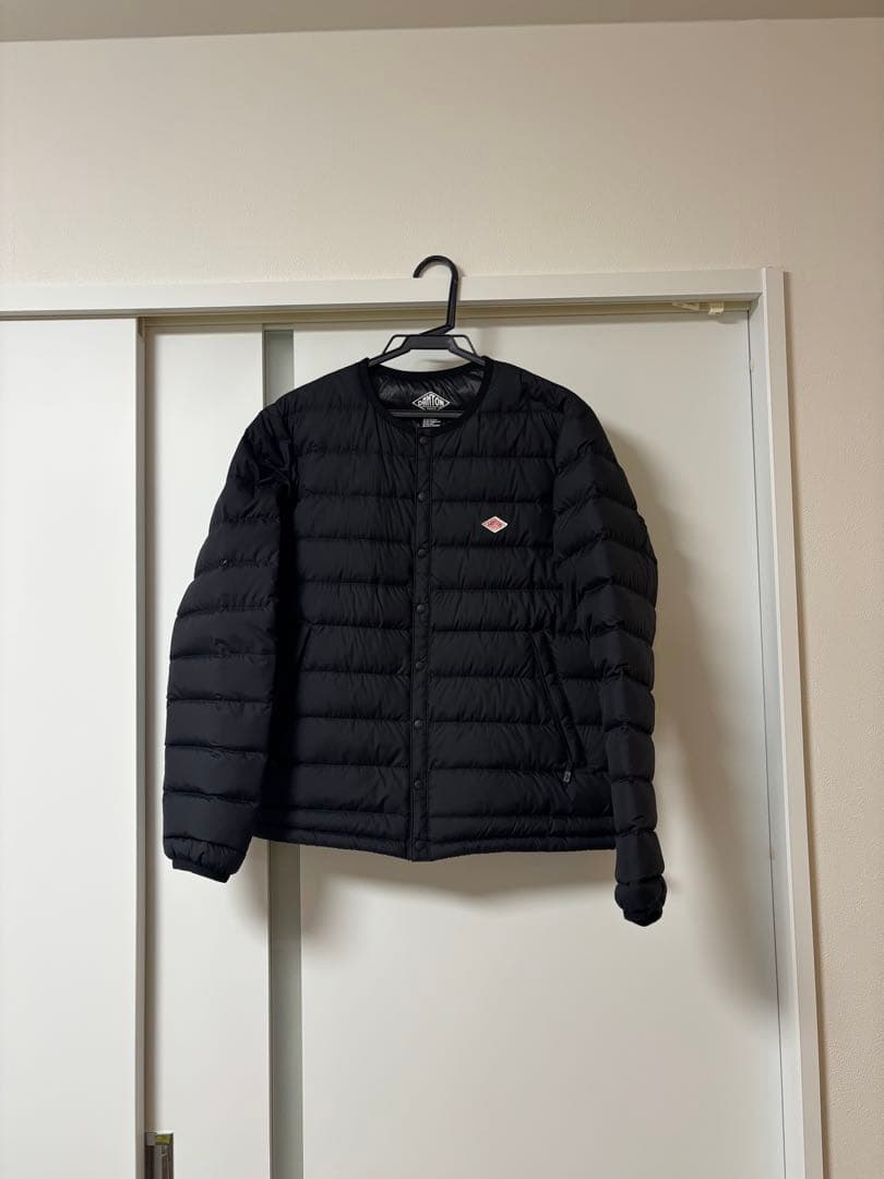 【DANTON】 黒 ダウンジャケット S