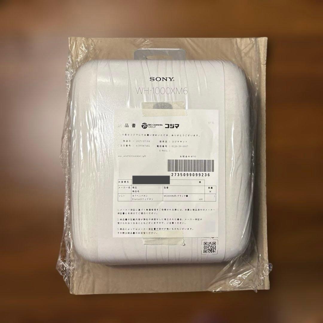 「新品未開封‼️」SONY WH-1000XM6 ワイヤレスヘッドホン