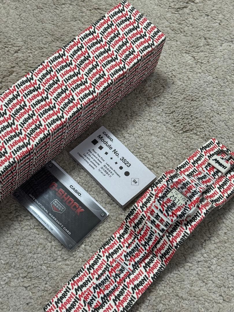 MARNI x CASIO G-SHOCK ホワイト コラボ腕時計　ウォッチ