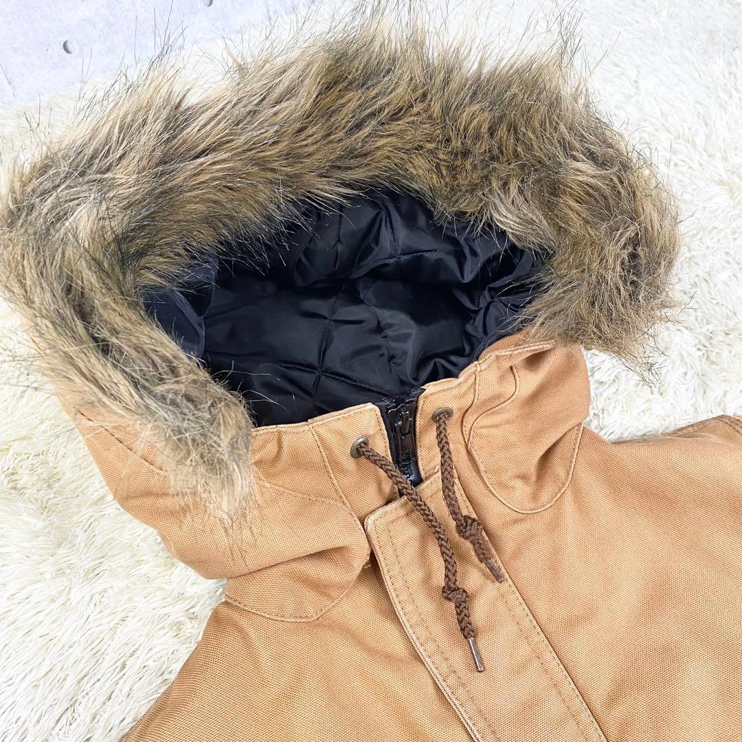 専⭐︎用 カーハート シベリアンパーカー 2way ファー キャメル Sサイズ
