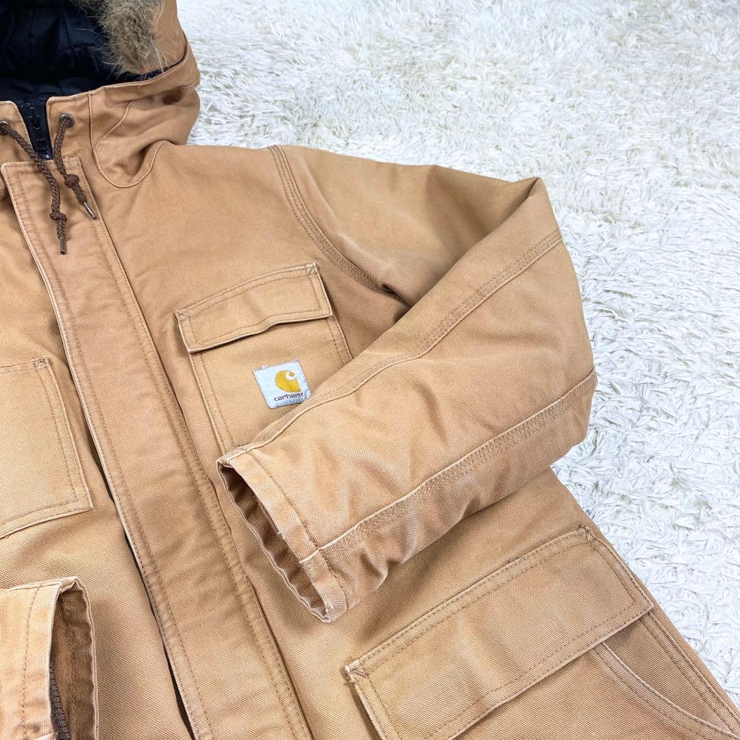 専⭐︎用 カーハート シベリアンパーカー 2way ファー キャメル Sサイズ