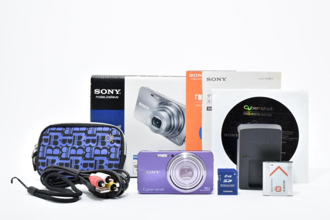 【お値下げ歓迎・美品】SONY Cyber-shot DSC-W570