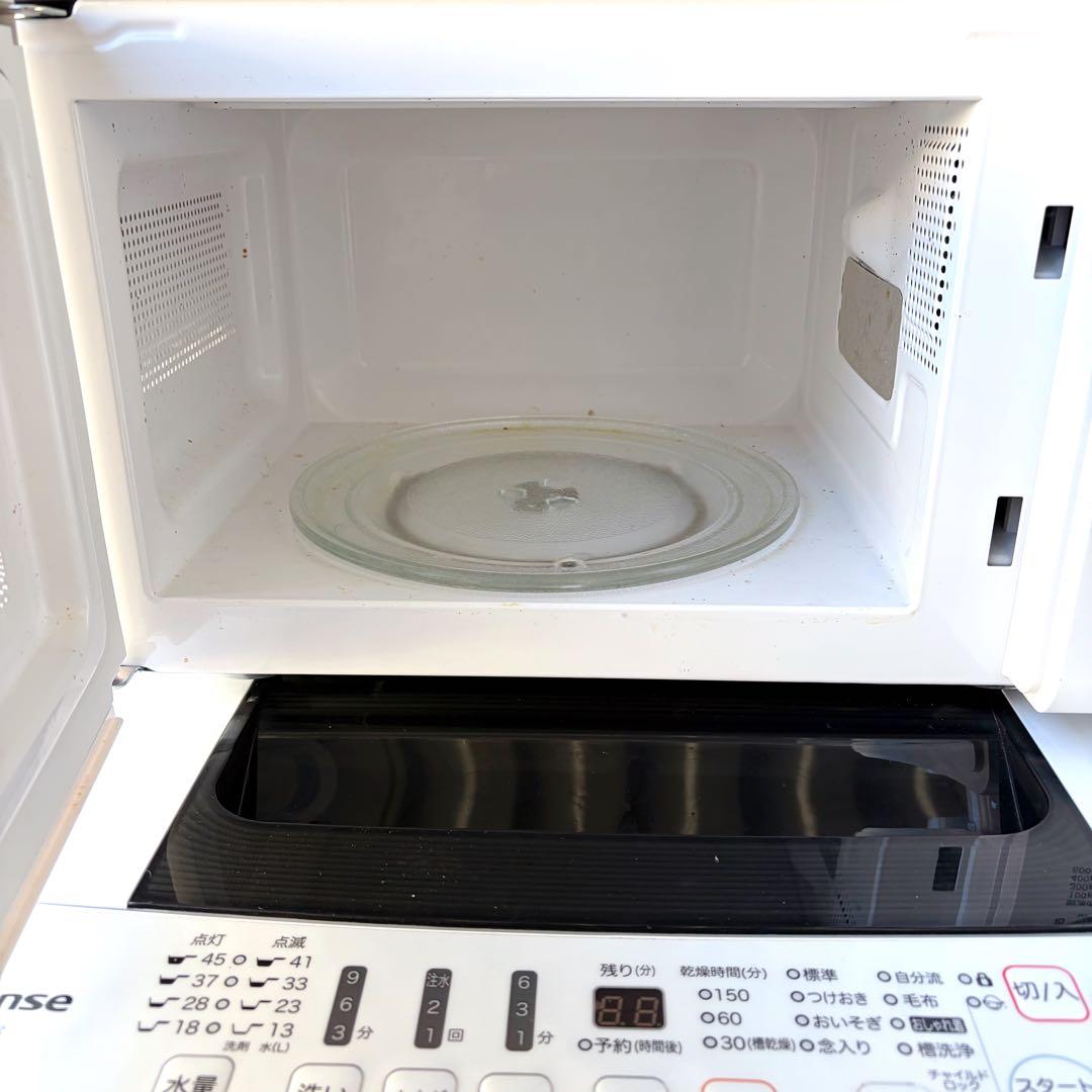 運搬取付無料！純正Hisense洗濯機＋純正メーカー家電3点セット！完動超美品！