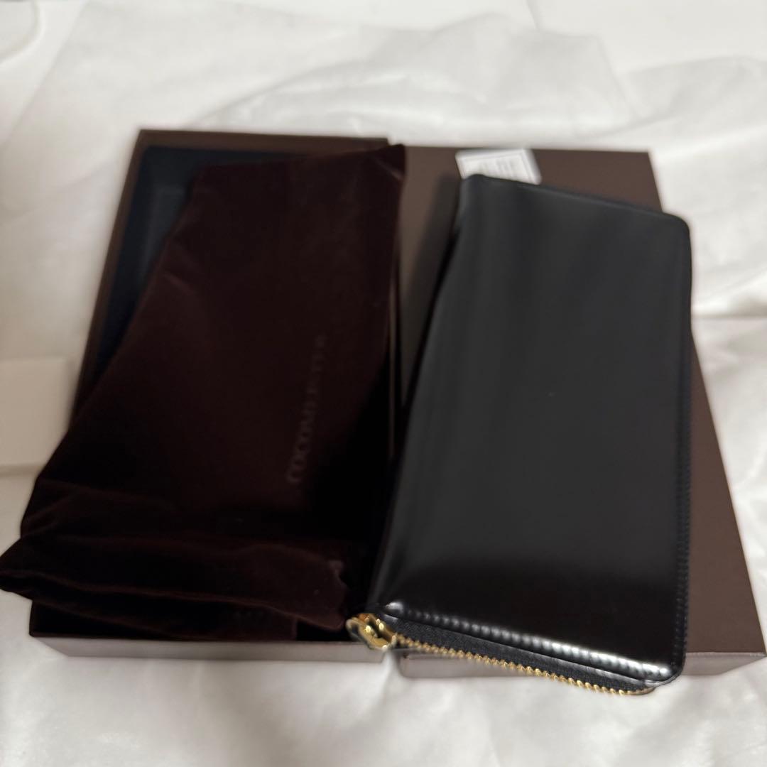 ⭐️未使用級⭐️ココマイスター　コードバン　長財布　ブラック　ラウンドファスナー