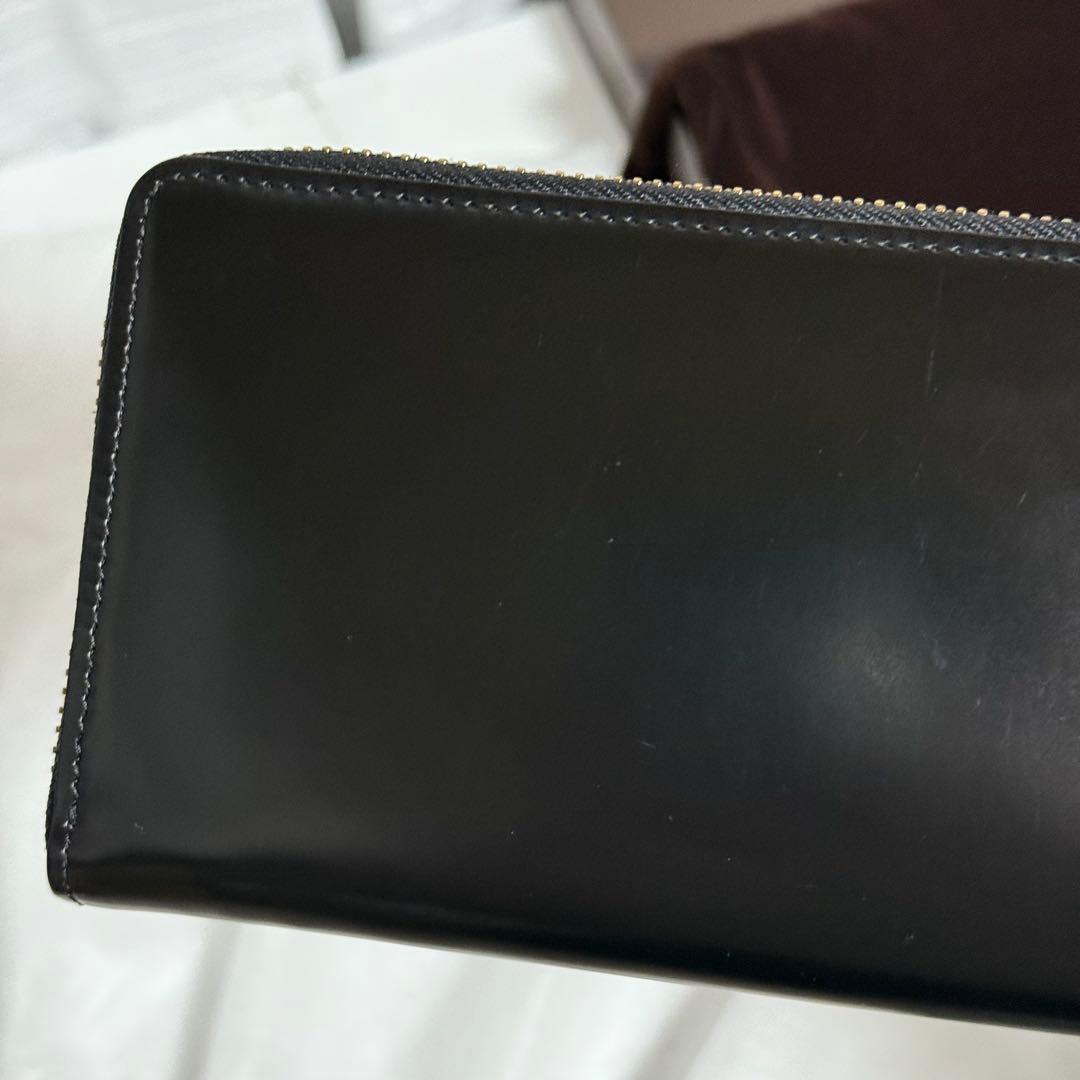 ⭐️未使用級⭐️ココマイスター　コードバン　長財布　ブラック　ラウンドファスナー