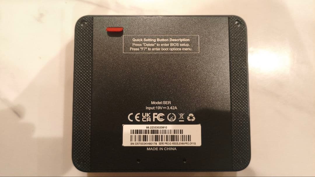 Ryzen7ミニPC＋モニターセット おまけでマウスとキーボード