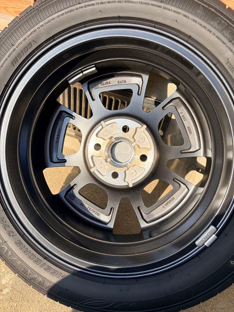 三菱新型デリカミニ純正4WD新車外し4本セット165/60R15