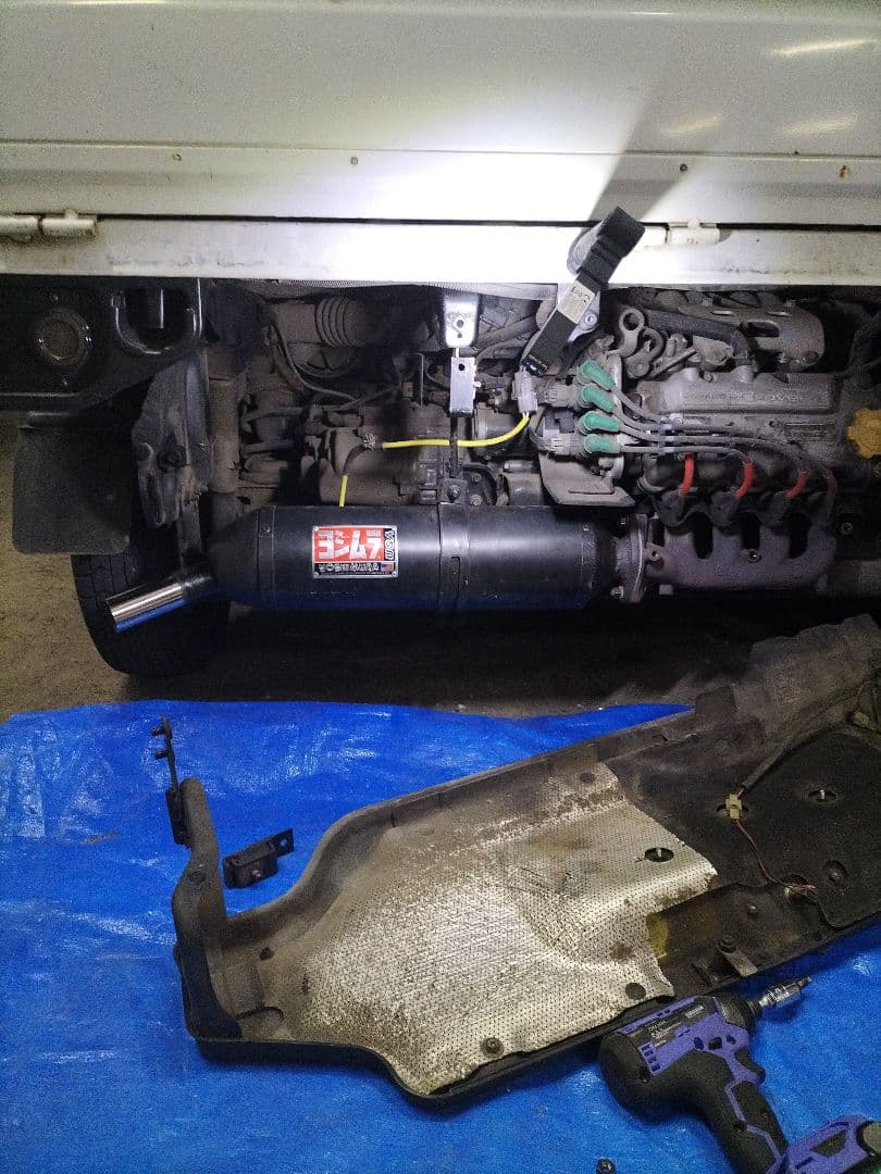 パ*マ様 サンバーTT2　バイクマフラー加工