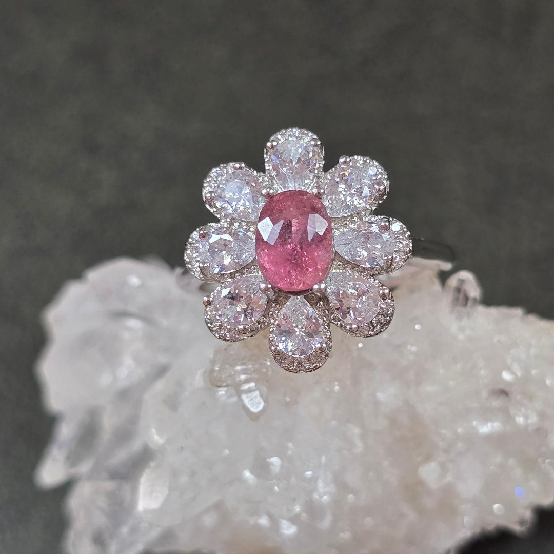 ピンクトルマリン　リング　ピンクトルマリン　指輪