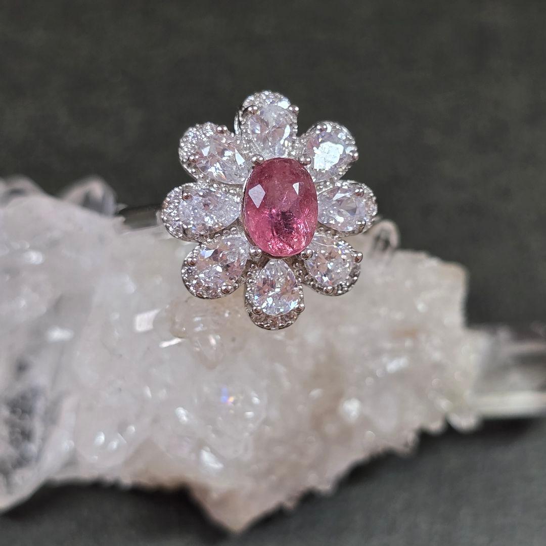 ピンクトルマリン　リング　ピンクトルマリン　指輪