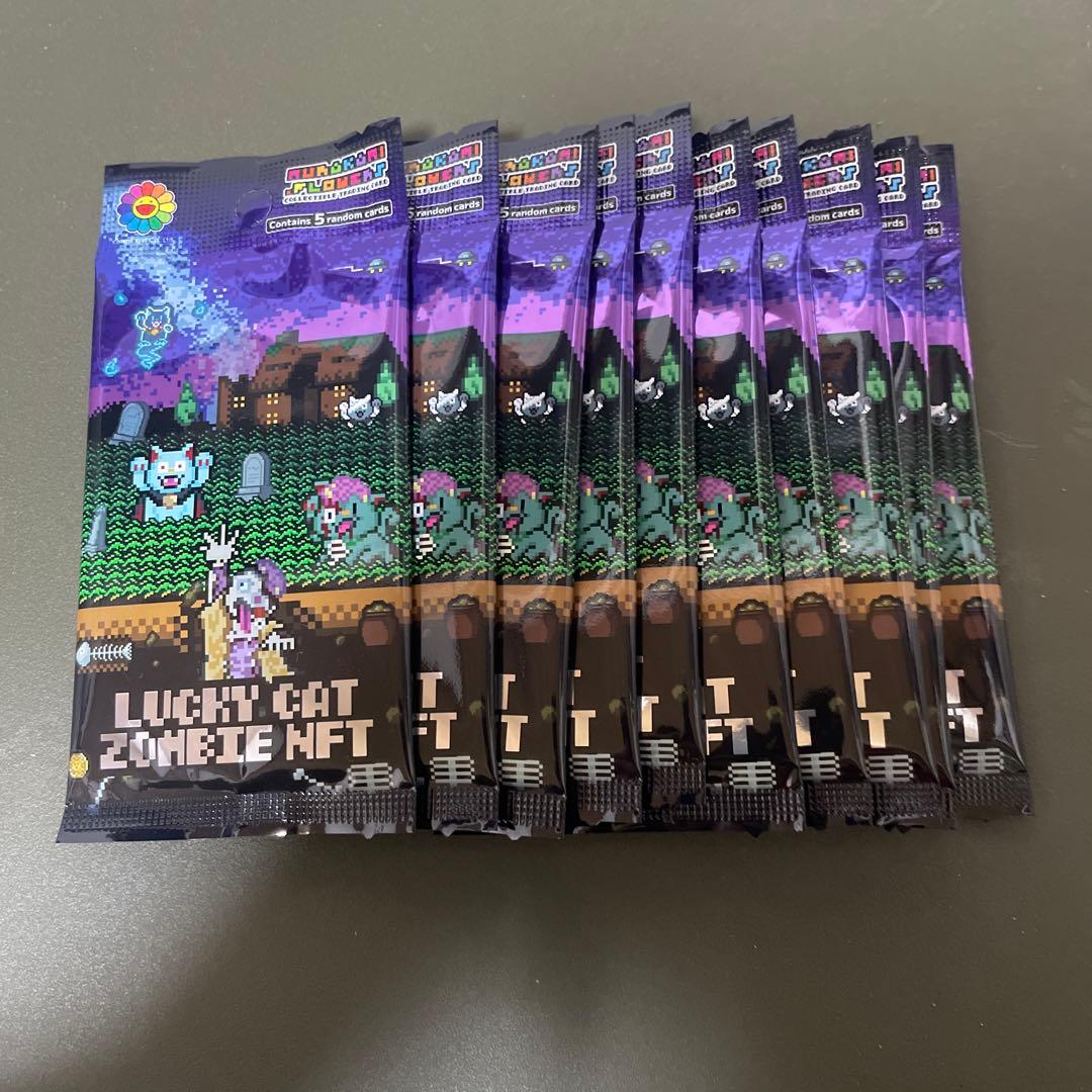 【未開封】LUCKY CAT ZOMBIE NFT 10パック