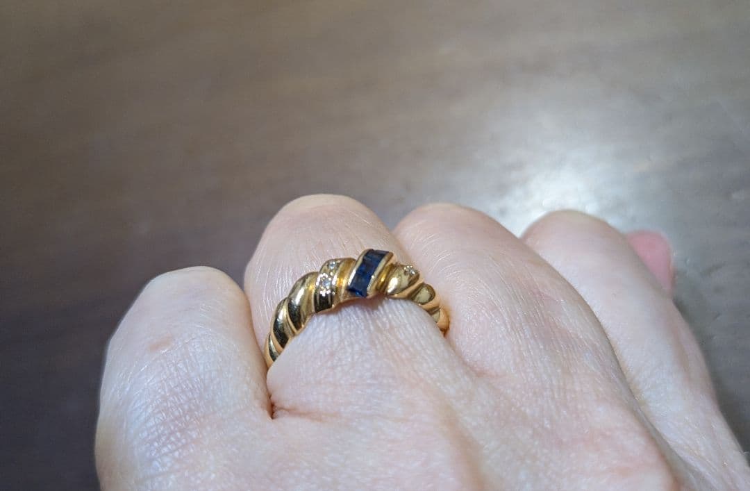 【刻印あり】18K指輪　12号