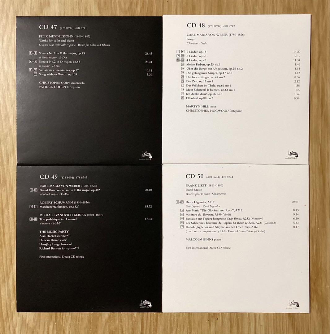 オワゾリール・フロリレジウム・シリーズ（５０ＣＤ）古典派&初期ロマン派作品集