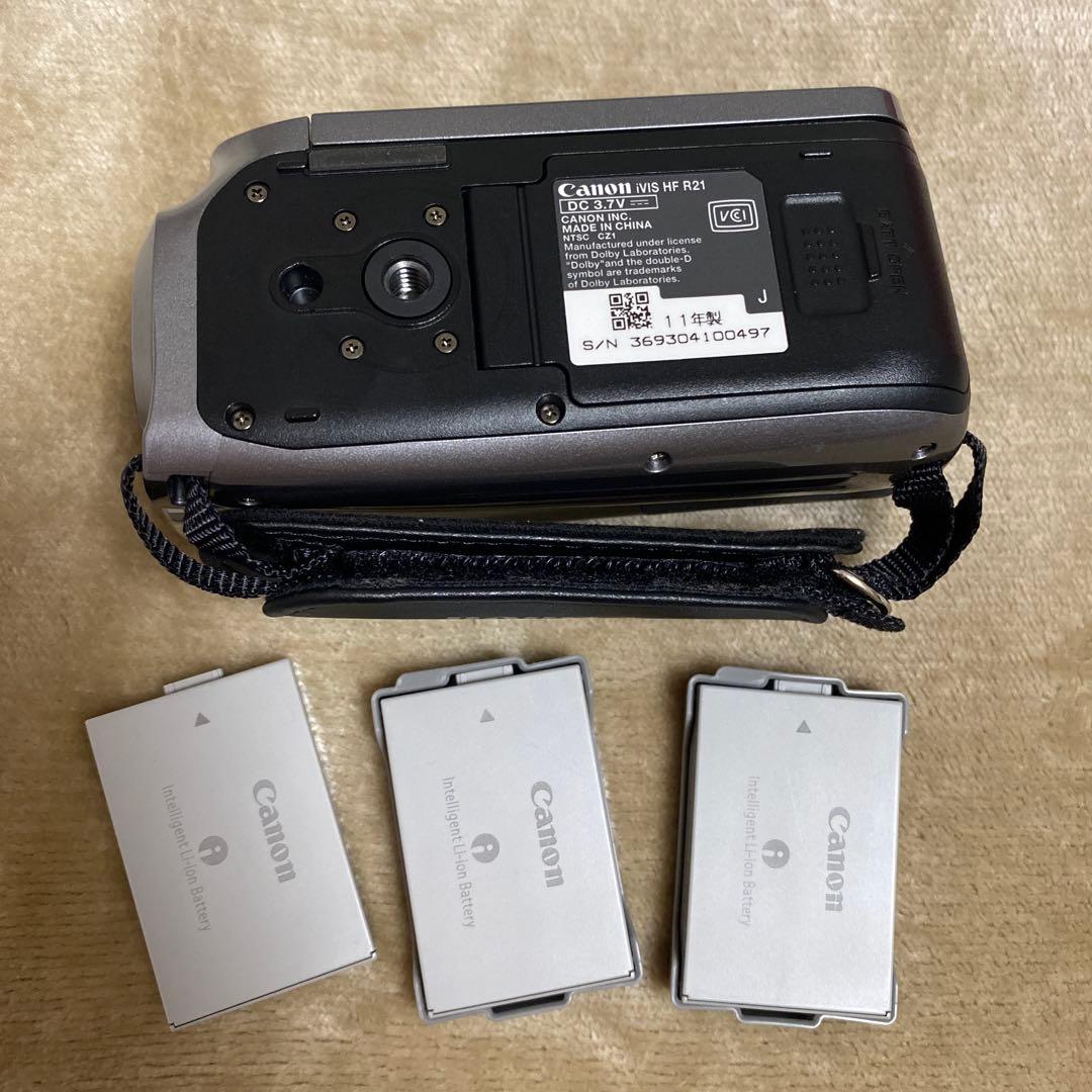 【匿名配送・動作確認済み】Canon iVIS HF R21 ビデオカメラ