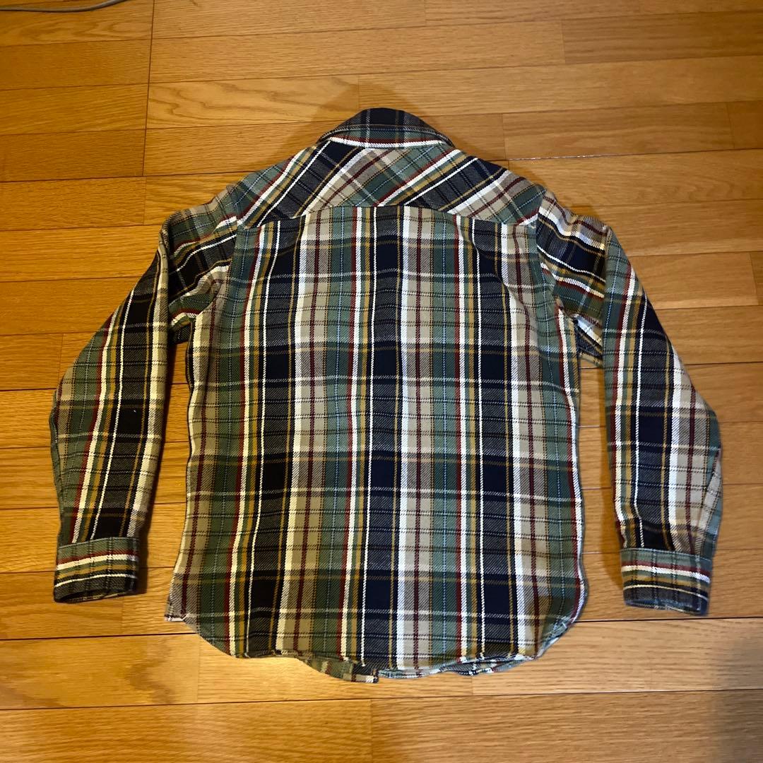 ウエスWEAR WELL チェック柄ネルシャツ