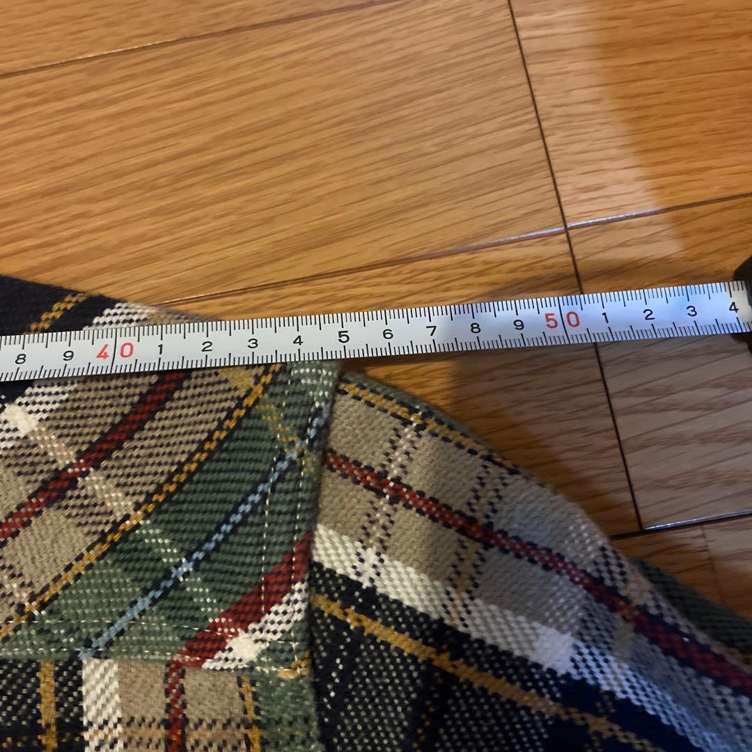 ウエスWEAR WELL チェック柄ネルシャツ