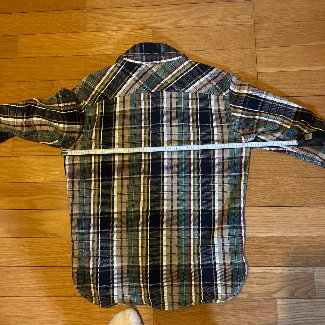 ウエスWEAR WELL チェック柄ネルシャツ