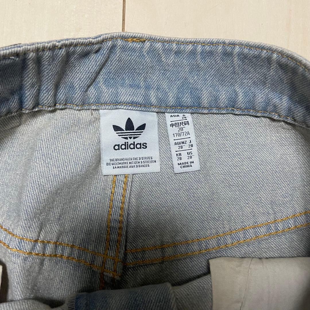 【完売品】adidas サイドジップデニム 28