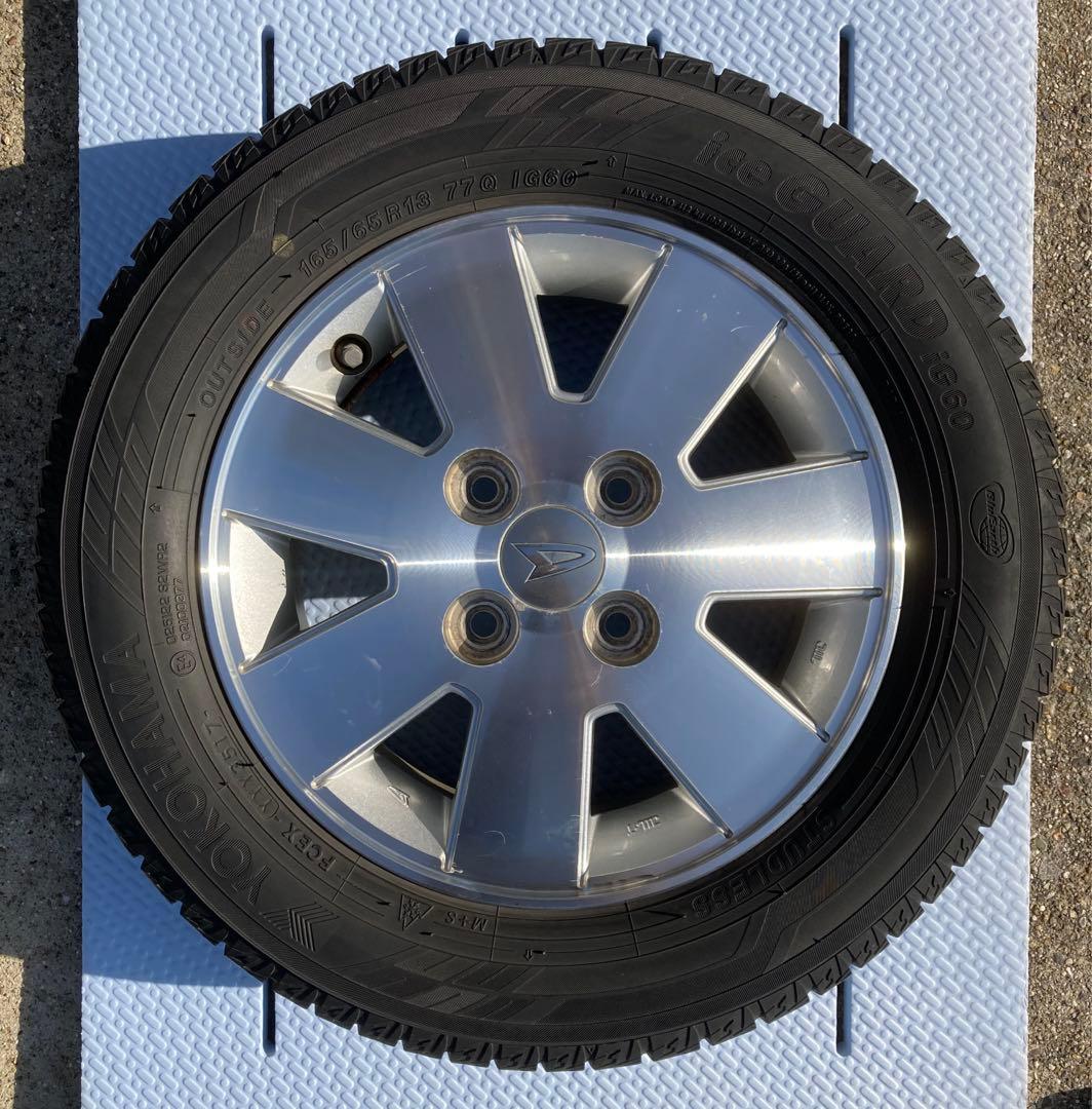 ★165/65R13 ダイハツ純正アルミホイール&スタッドレスタイヤセット★