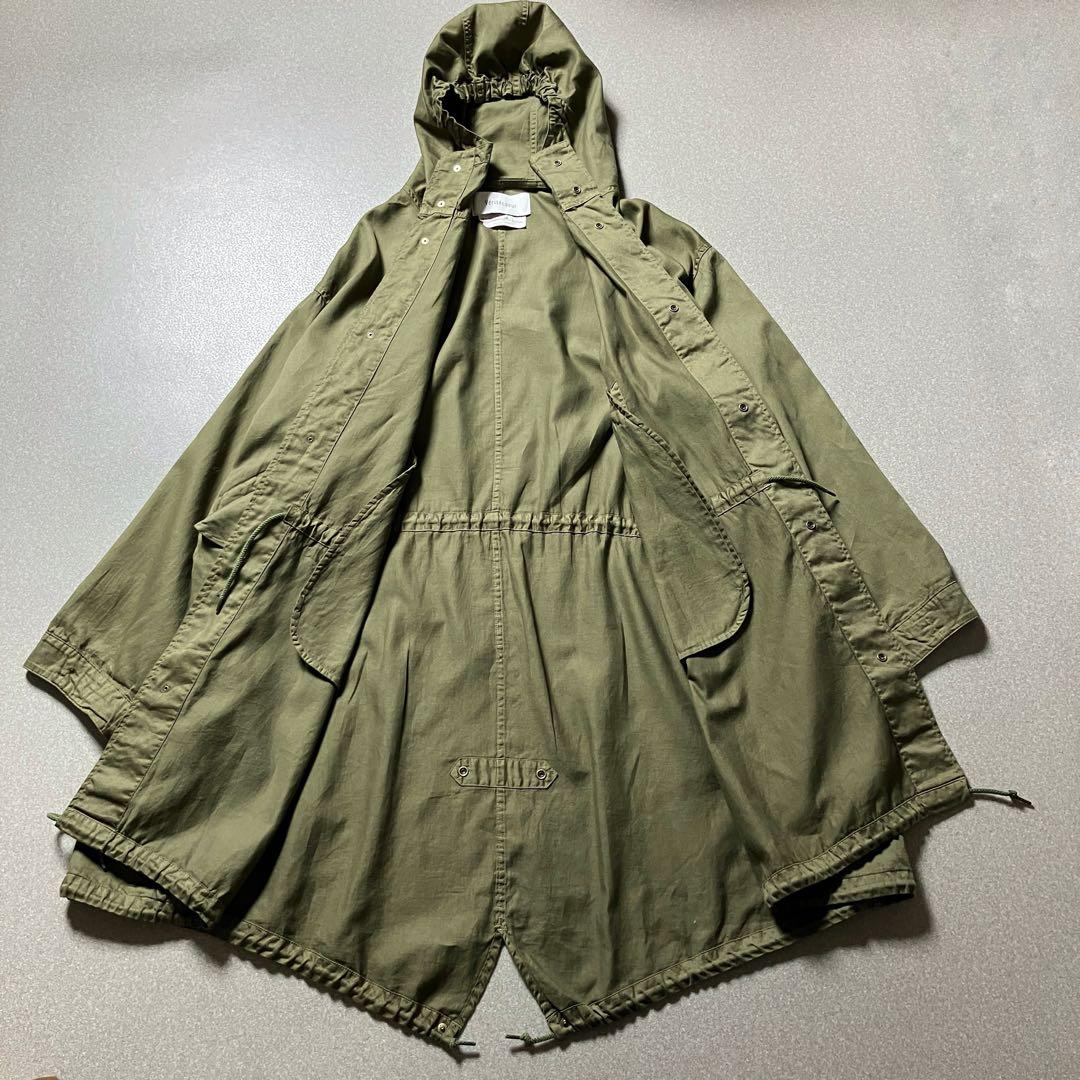 【23年モデル】ヴェリテクール フィッシュテールパーカー モッズコート フード