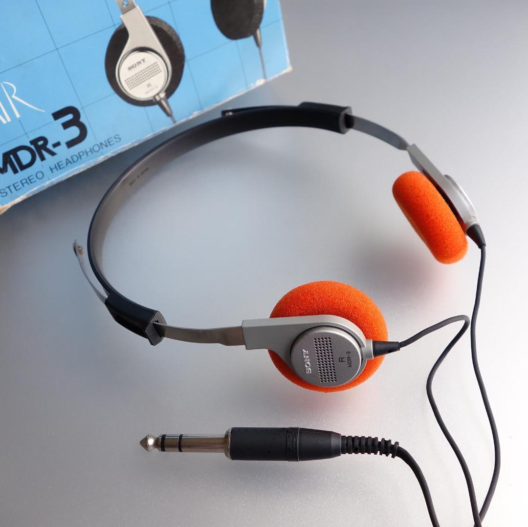 【音出し確認済】MDR-3 高音質 ソニー ヘッドホン レトロヴィンテージ