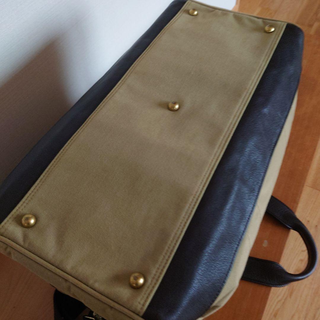 PORTER ベージュ キャンバス ボストンバッグ