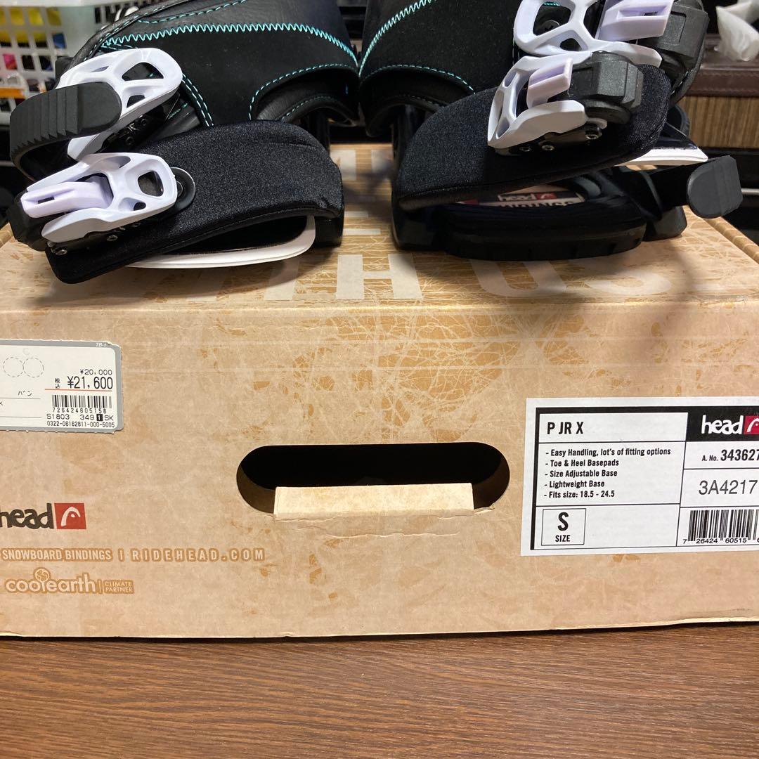 新品　head P JR X スノーボード キッズビンディング Sサイズ