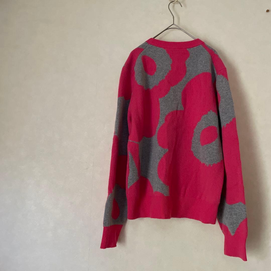 marimekkoニットセータープルオーバーレディースLマリメッコウニッコピンク