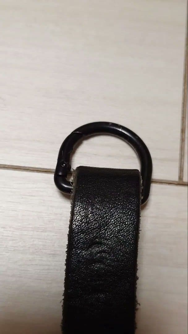 BACKLASH ブラックレザーウエストバッグ