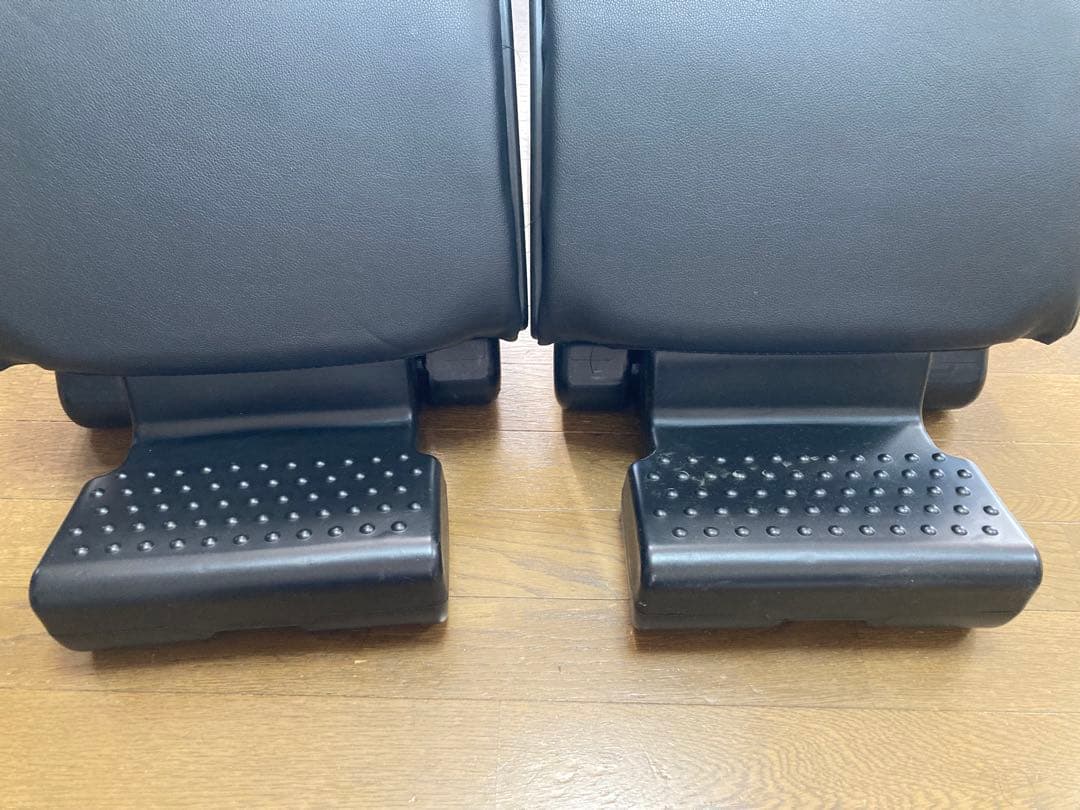 2個　オットマン フットレスト 角度調節可能 折り畳み ワンボックス後付け