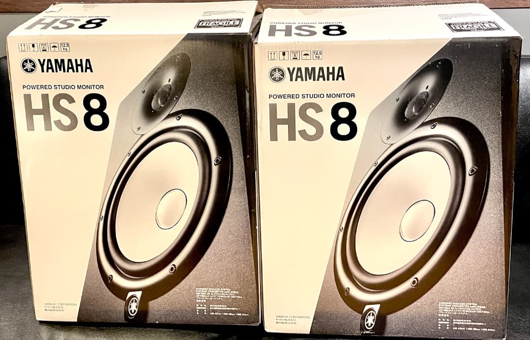 【Hiro】YAMAHA HS8 モニタースピーカー(黒)１台②