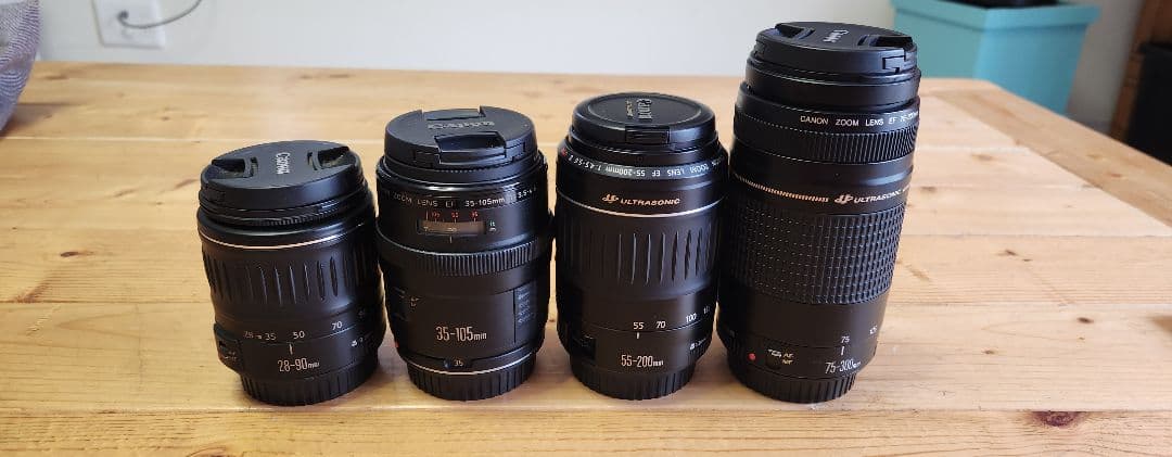 Canon EFマウント ズームレンズ4本セット