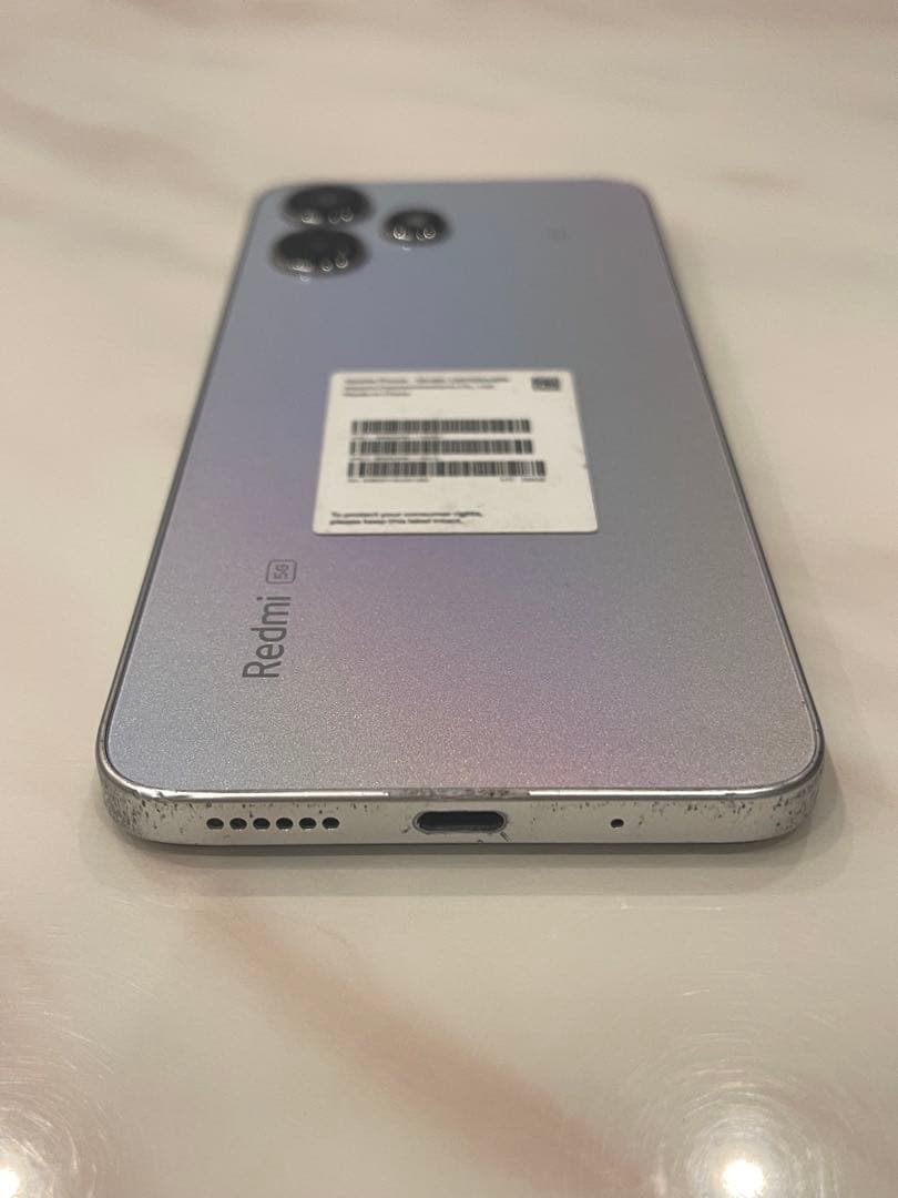 Redmi 12 5G 256GBモデル ポーラーシルバー 画面割れあり