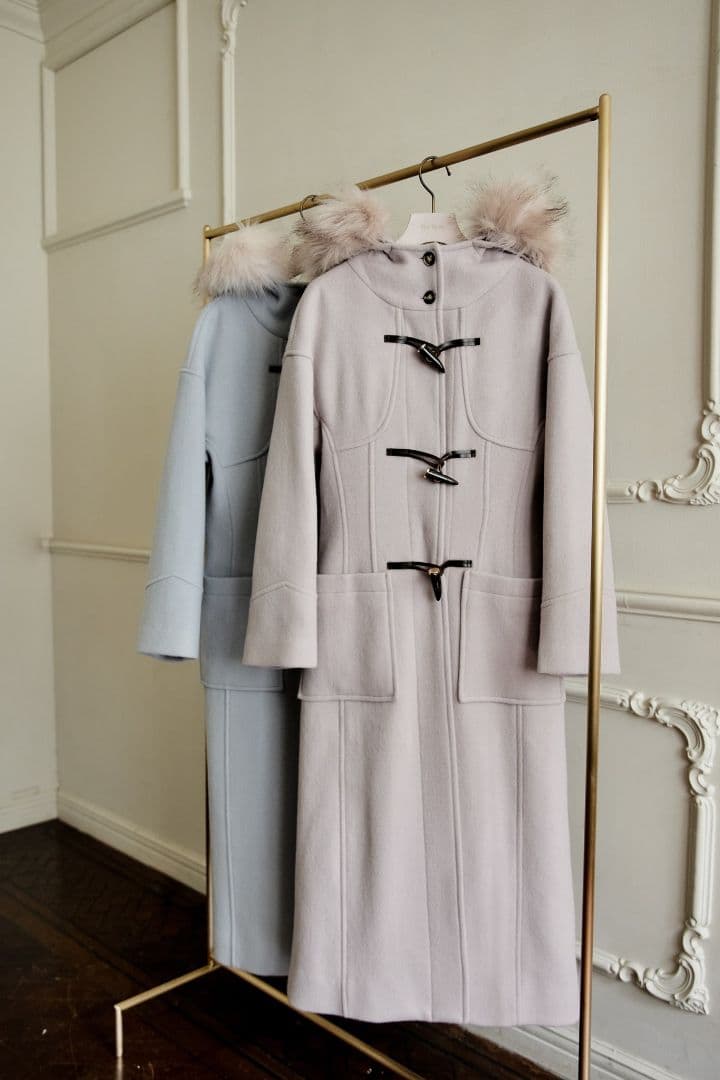 極美品✨Herlipto Faux Fur Hoodie Duffle Coat