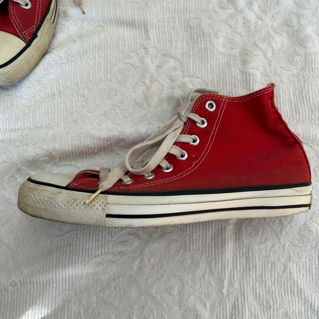 コンバース　USA製 アメリカ製　8 26.5 レッド　赤