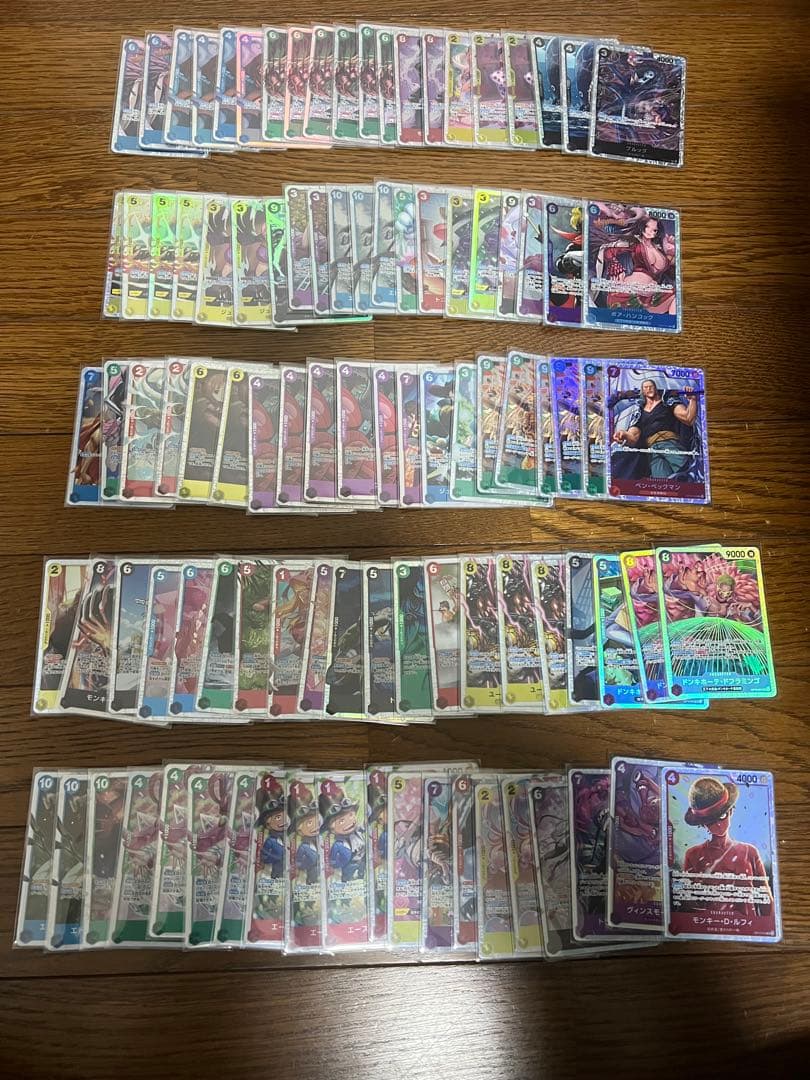 し*う様 【引退品】ワンピースカード(デッキ、SR、SEC、パラレル多数)