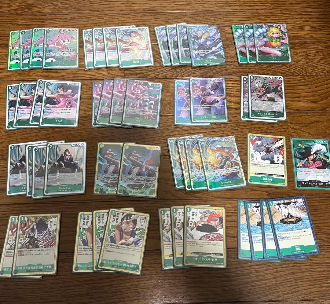 し*う様 【引退品】ワンピースカード(デッキ、SR、SEC、パラレル多数)