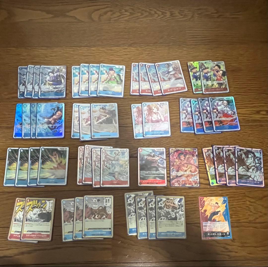 し*う様 【引退品】ワンピースカード(デッキ、SR、SEC、パラレル多数)