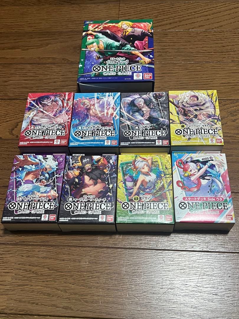 し*う様 【引退品】ワンピースカード(デッキ、SR、SEC、パラレル多数)