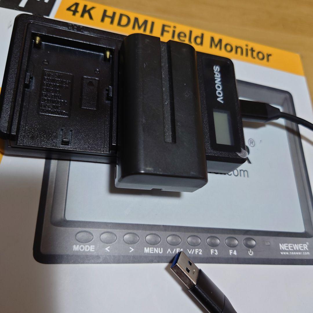 Neewer F100 7インチ カメラモニター BAT＆充電器＆シェード付