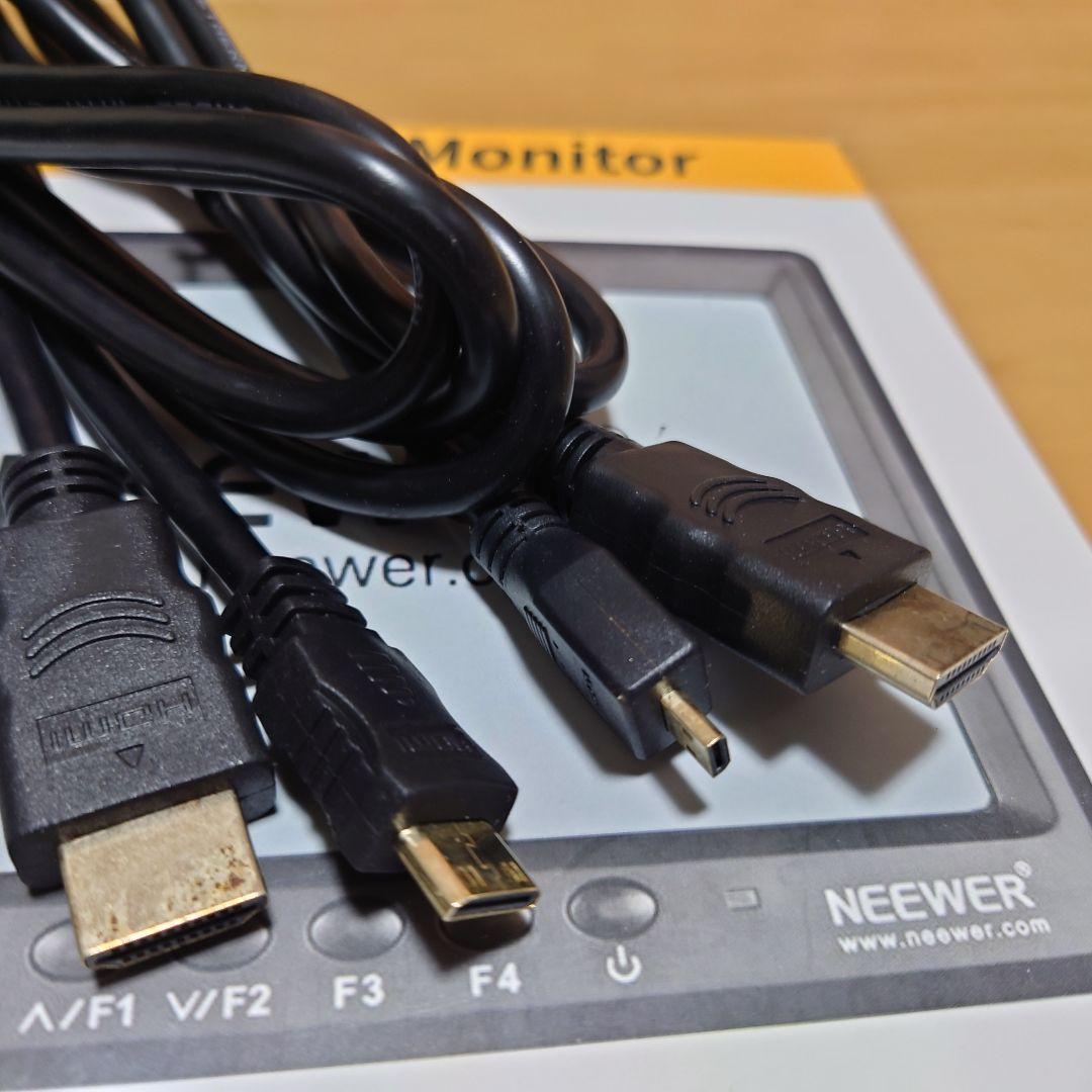 Neewer F100 7インチ カメラモニター BAT＆充電器＆シェード付