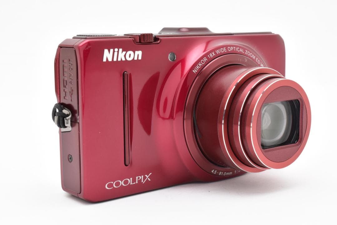 Nikon COOLPIX S9300 レッド デジタルカメラ セット ジャンク