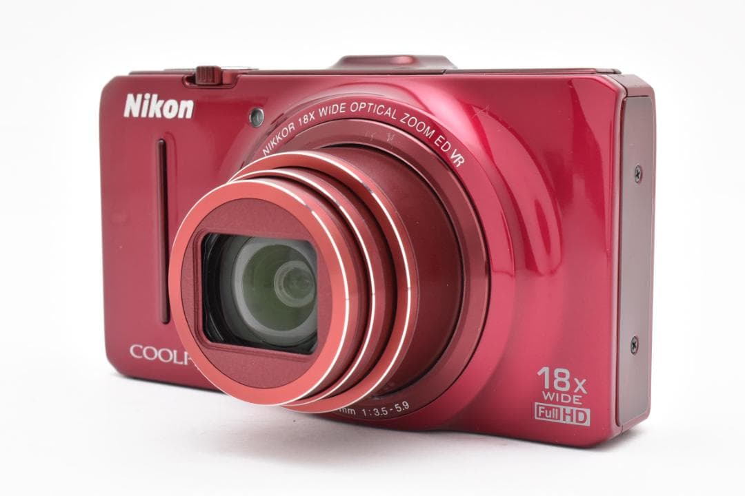 Nikon COOLPIX S9300 レッド デジタルカメラ セット ジャンク