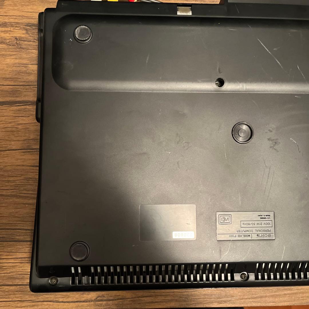 MSX2+本体 中古 SONY F1XV 箱説無し FDD:NG 難あり