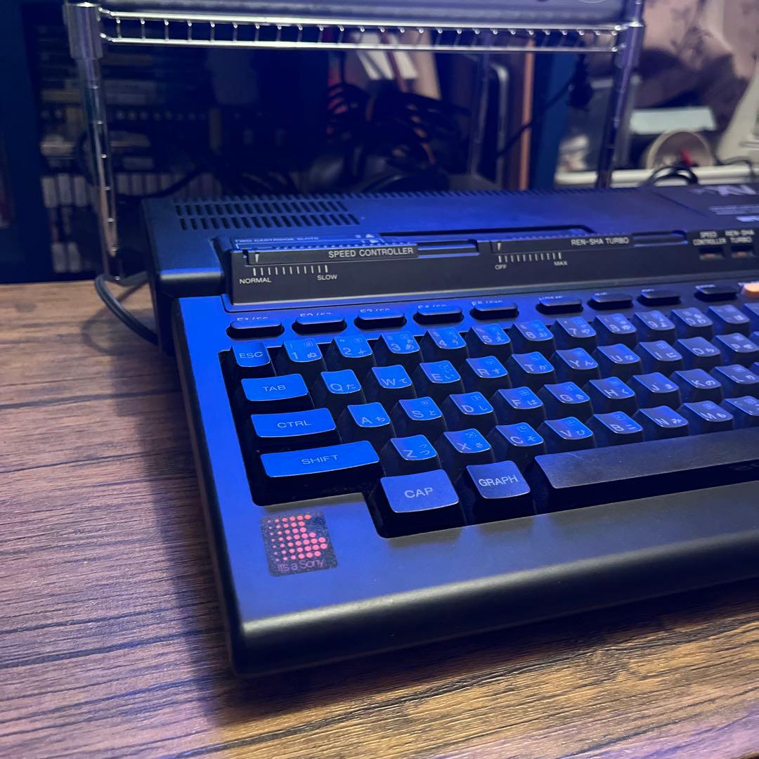 MSX2+本体 中古 SONY F1XV 箱説無し FDD:NG 難あり
