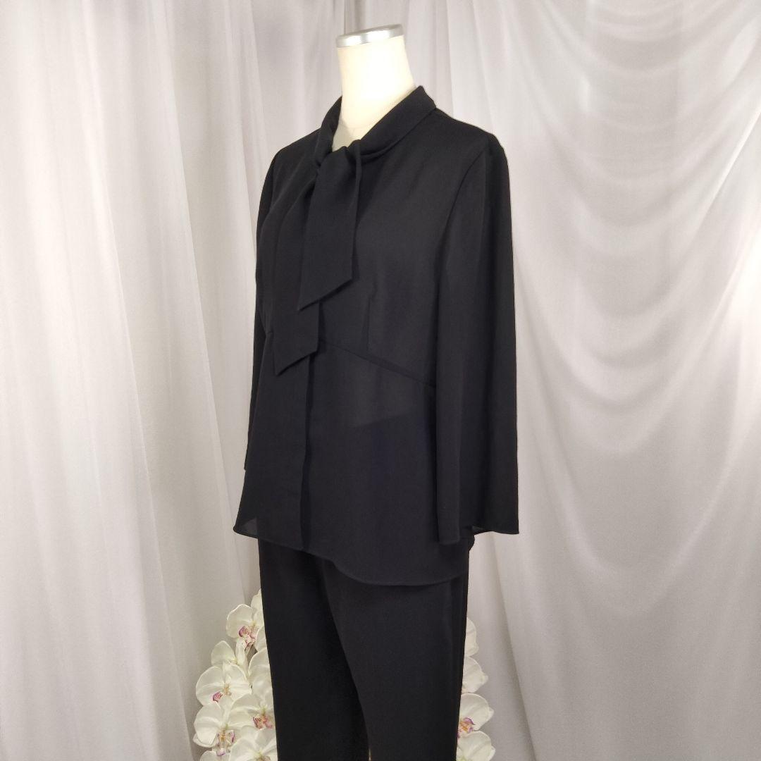 【美品】11号　東京ソワール　ヒロミヨシダ　夏　手洗い可能　ブラウス　パンツ